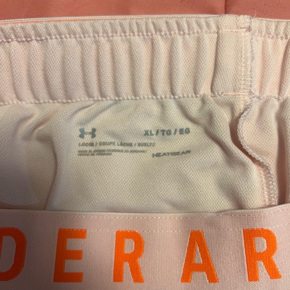 Under Armour light Pink and Coral Shorts - Picture 3 of 3